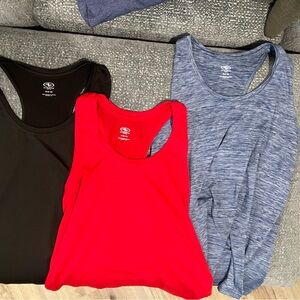 Athletic Works Women's Tank Tops - Black, Red, Blue